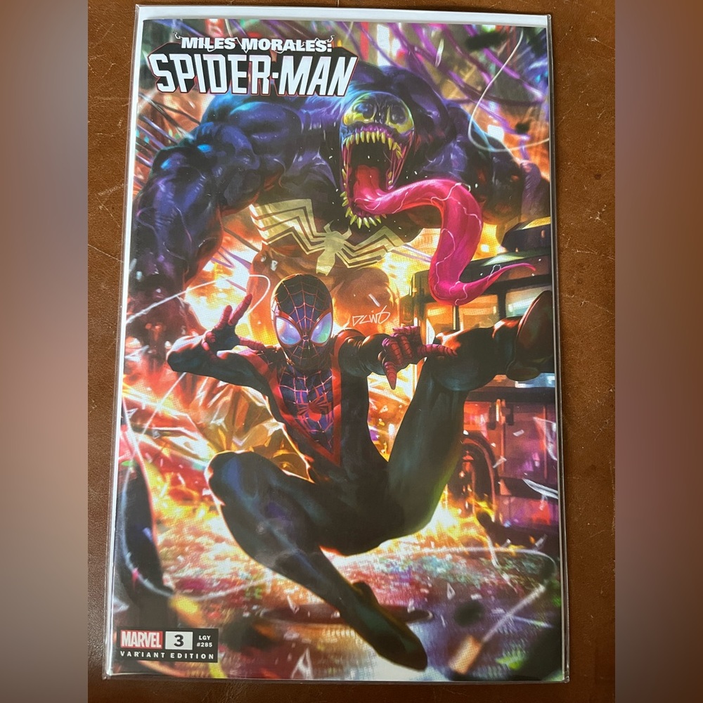 MILES MORALES SPIDER-MAN #3  NM  DERRICK CHEW EXCLUSIVE TRADE DRESS VARIANT
